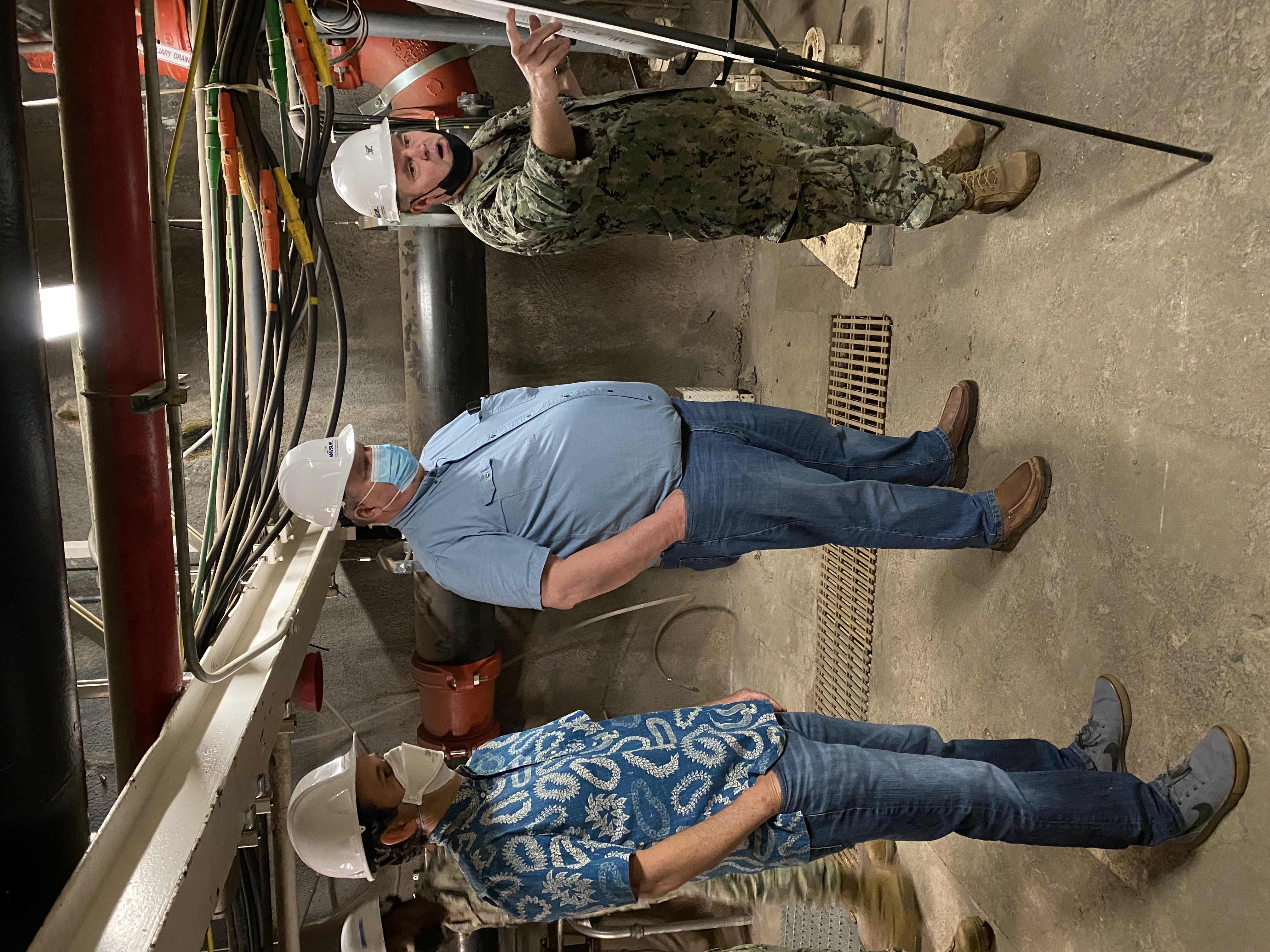 Senator Schatz and Senator Tester tour the Red Hill facility.